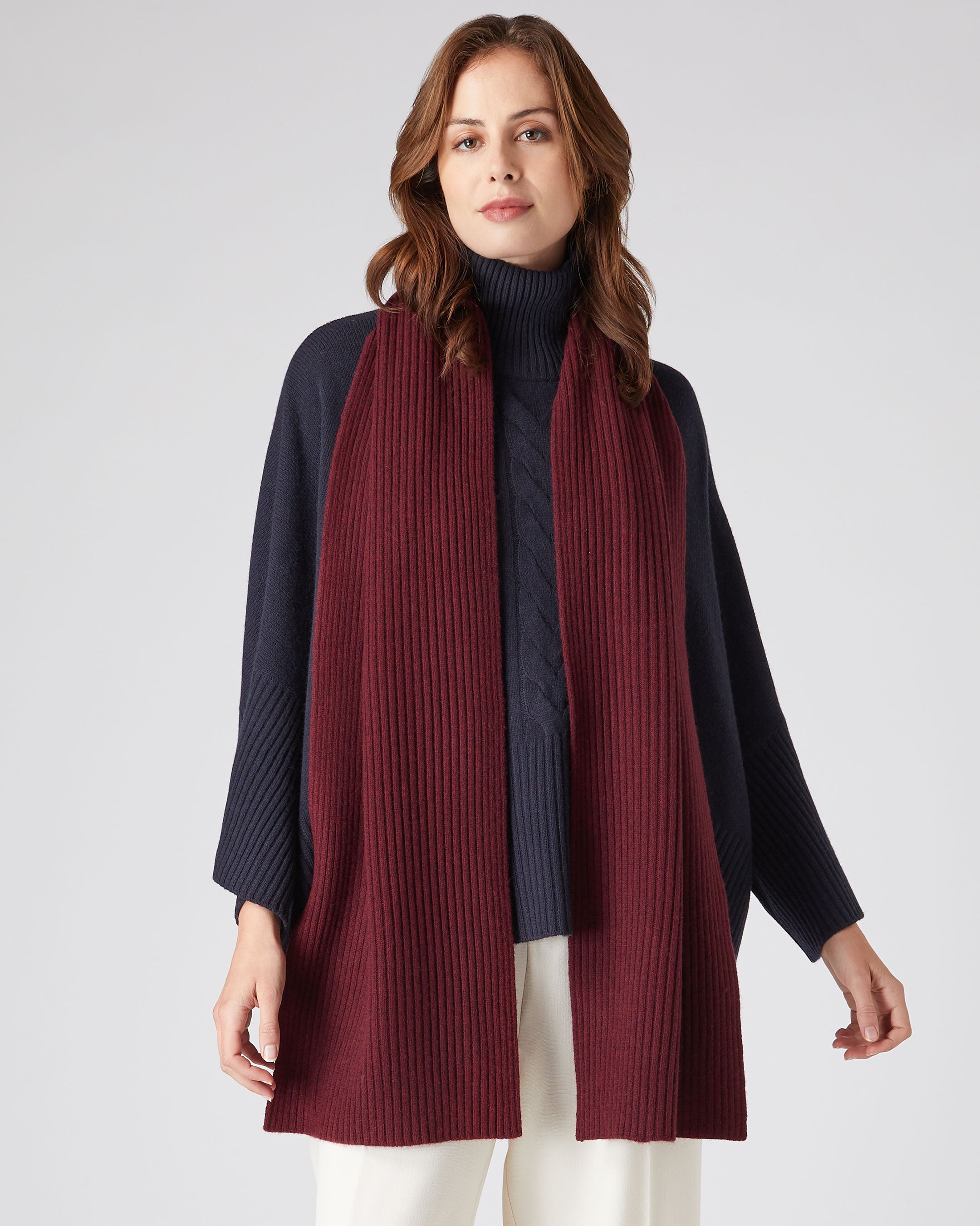 Short cashmere scarf sale